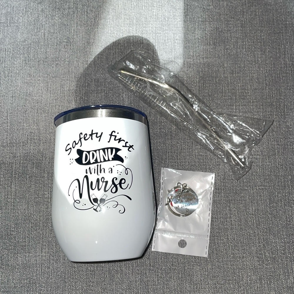 Nurse Wine Tumbler Set